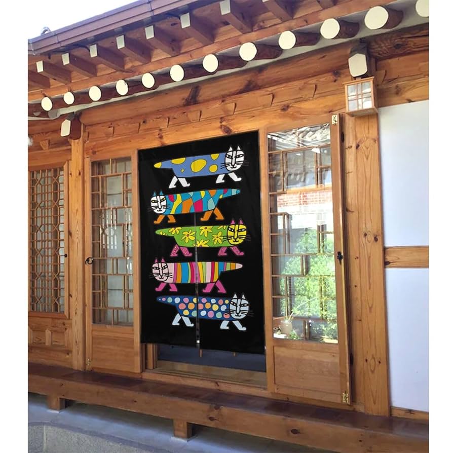 暖簾 カラーボックス カバー 本棚 靴箱 北欧 のれん 暖簾 戸棚 トイレ